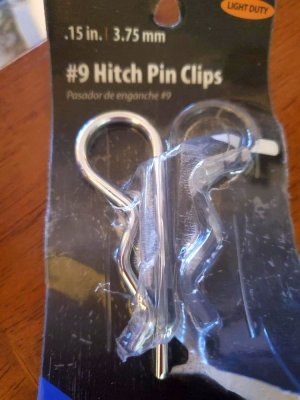 Hitch pins for tiller, August 2023.jpg