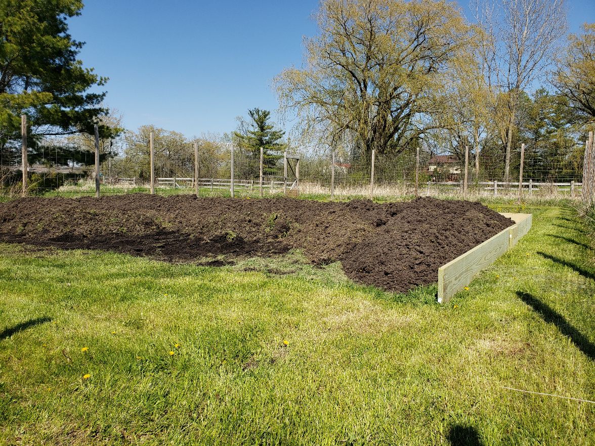 Bean Acres Raised Bed Box - Day #2 #1.jpg