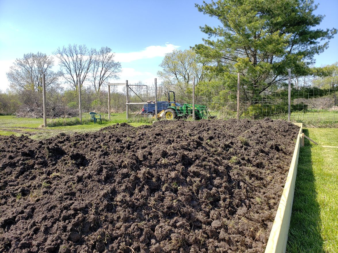 Bean Acres Raised Bed Box - Day #2 #2.jpg