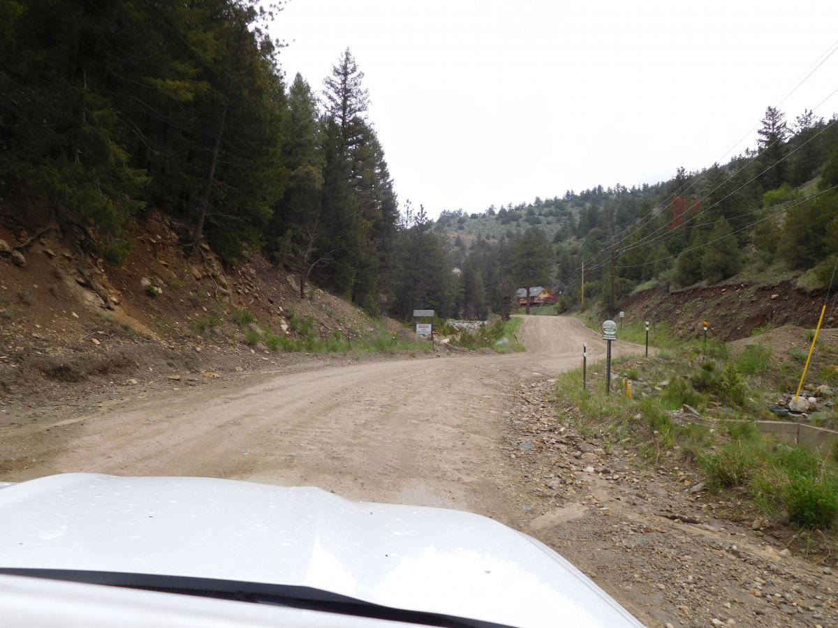 Paved turns to graded dirt, June 18th.jpg