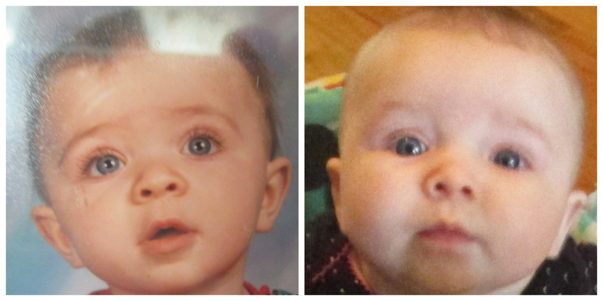 Rachel 9 months Evelyn 3 months.jpg