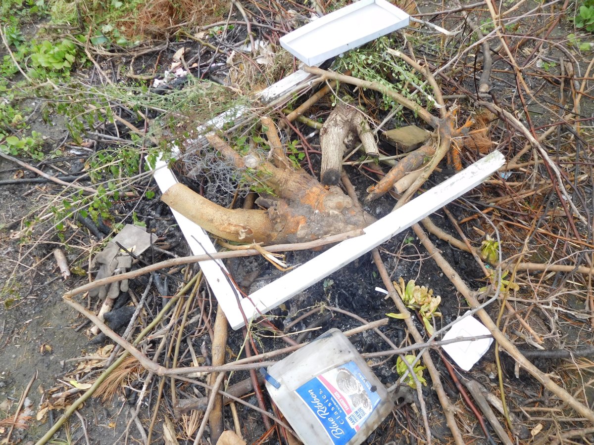Stump removed from leg of canoe rack, 05-11-19.jpg