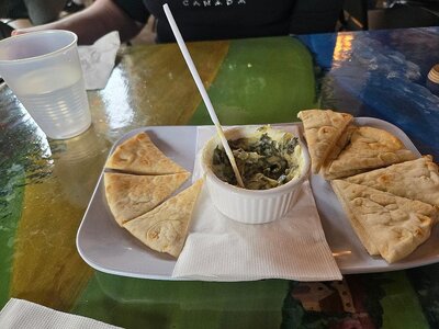 Blue Skiy vinyard, artichoke spinach dip, 04-18-26.jpg